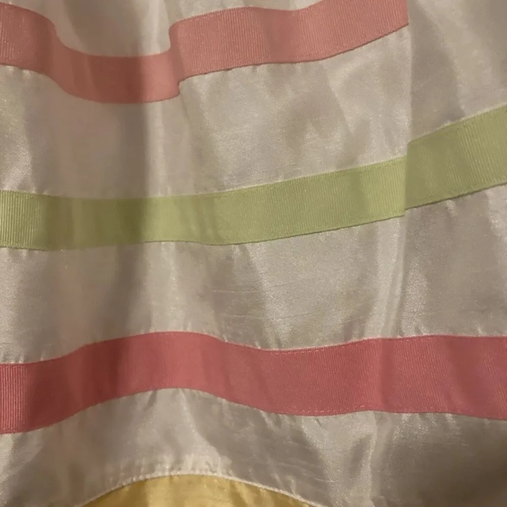7-2 Gymboree dress white fancy special occasion tafetta white bow 3t